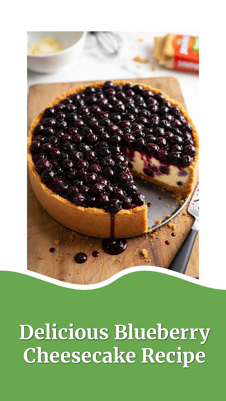 Delicious Blueberry Cheesecake Recipe