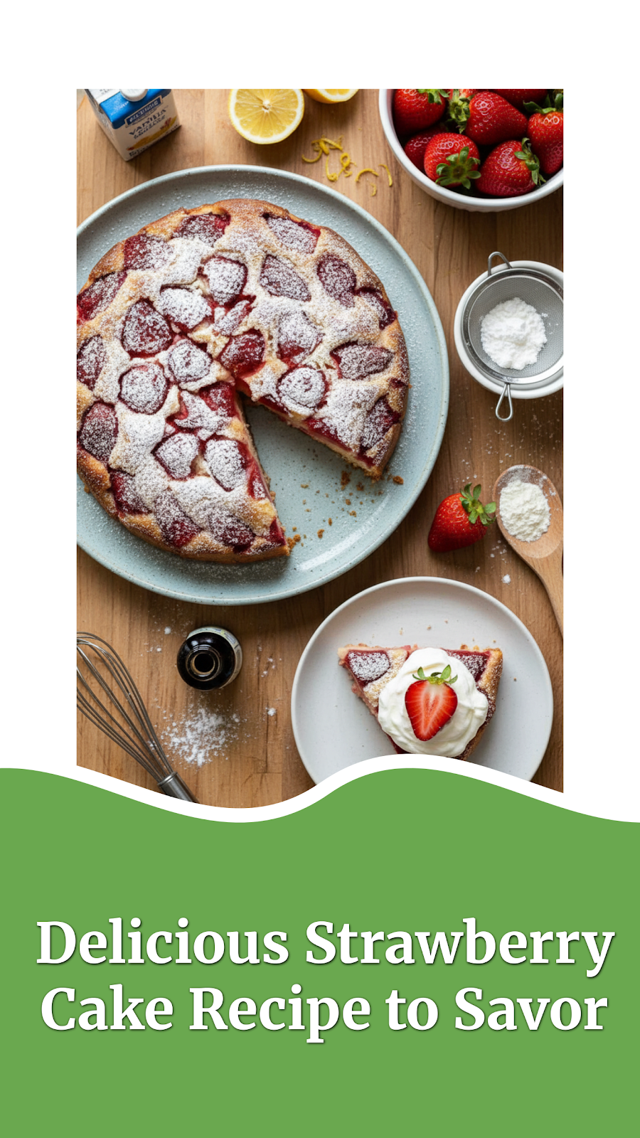 Delicious Strawberry Cake Recipe to Savor