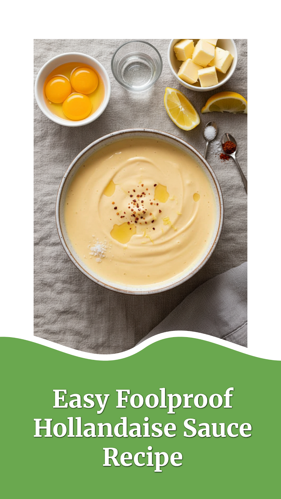 Easy Foolproof Hollandaise Sauce Recipe