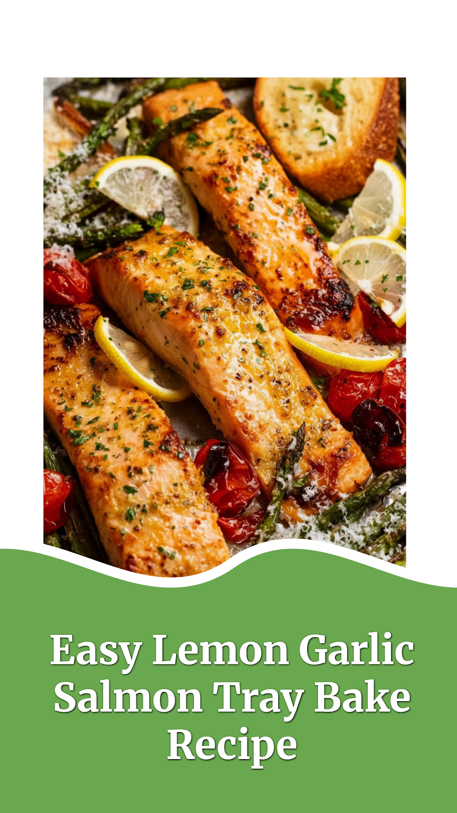 Easy Lemon Garlic Salmon Tray Bake Recipe