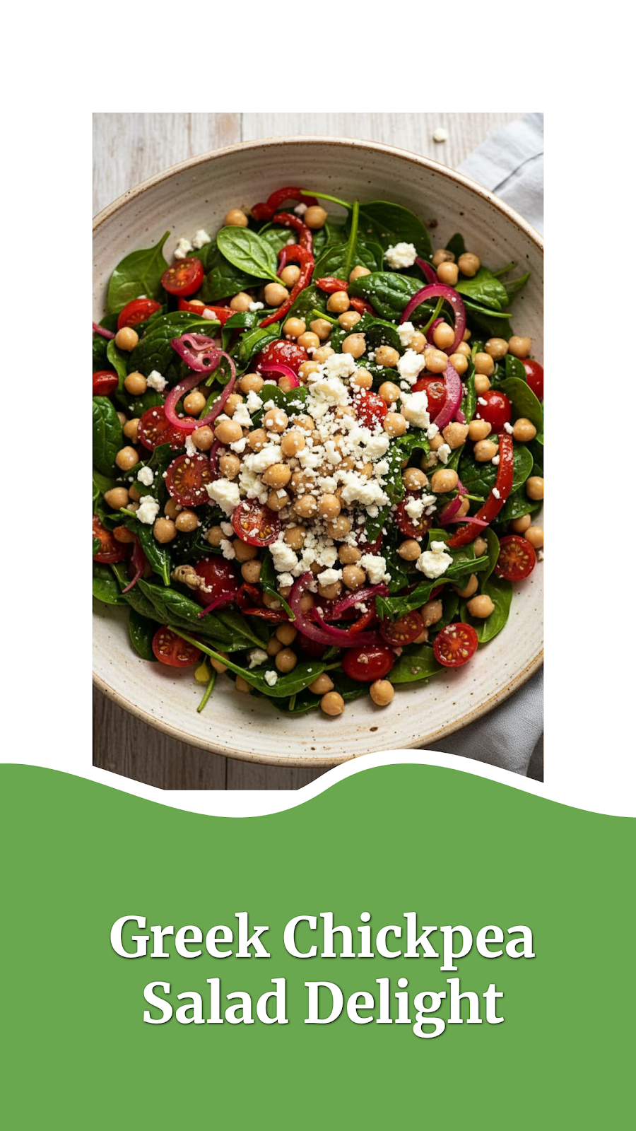 Greek Chickpea Salad Delight