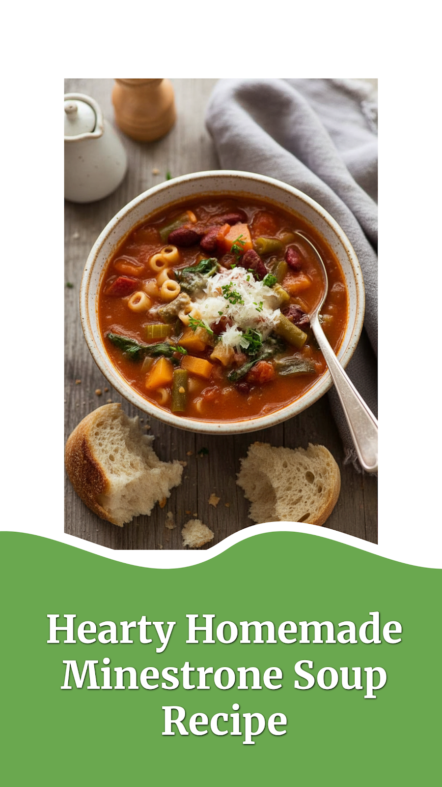 Hearty Homemade Minestrone Soup Recipe