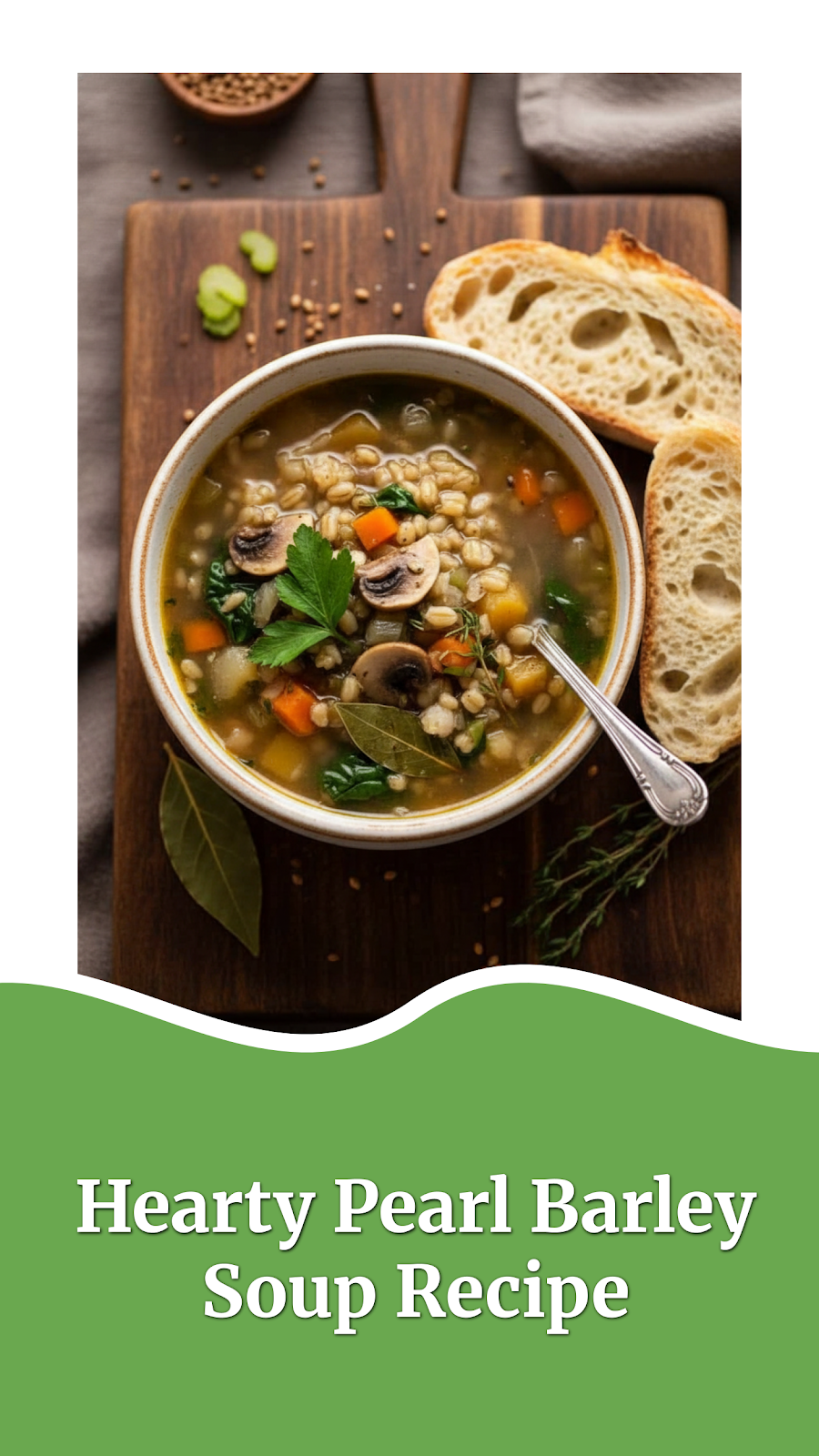 Hearty Pearl Barley Soup Recipe