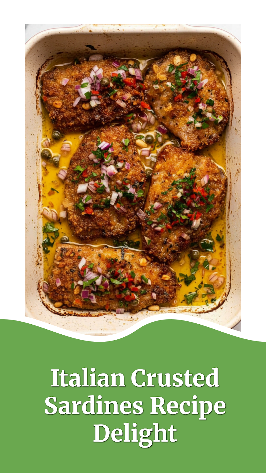 Italian Crusted Sardines Recipe Delight