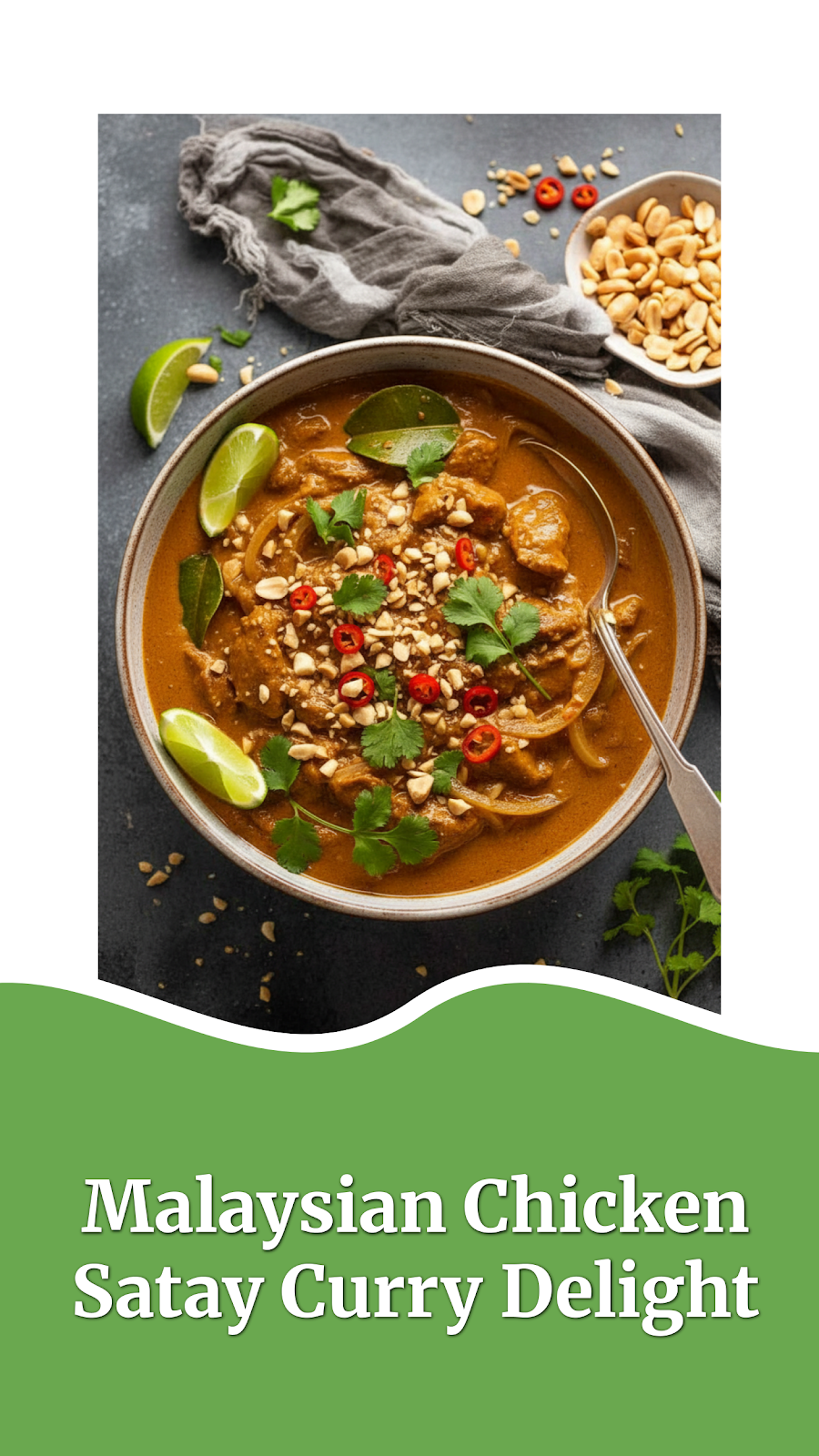 Malaysian Chicken Satay Curry Delight