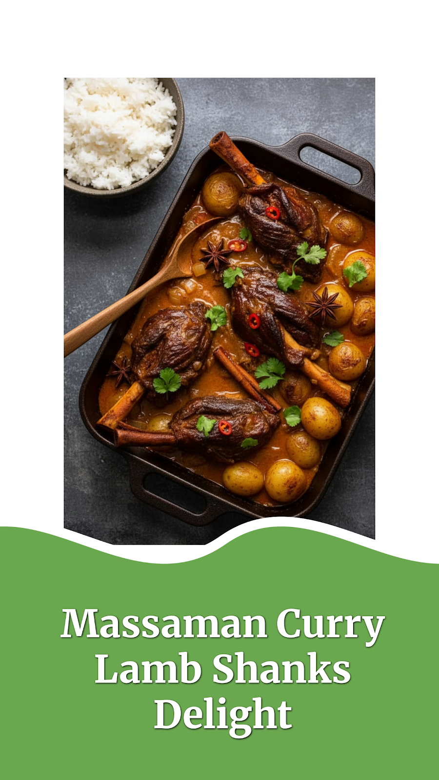 Massaman Curry Lamb Shanks Delight