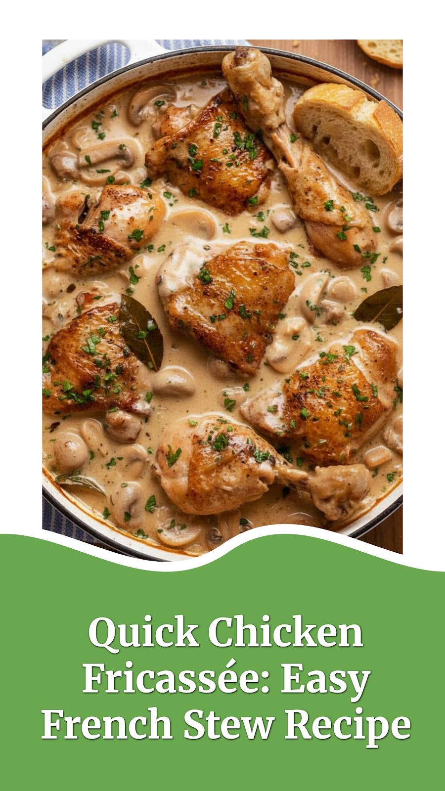 Quick Chicken Fricassée: Easy French Stew Recipe