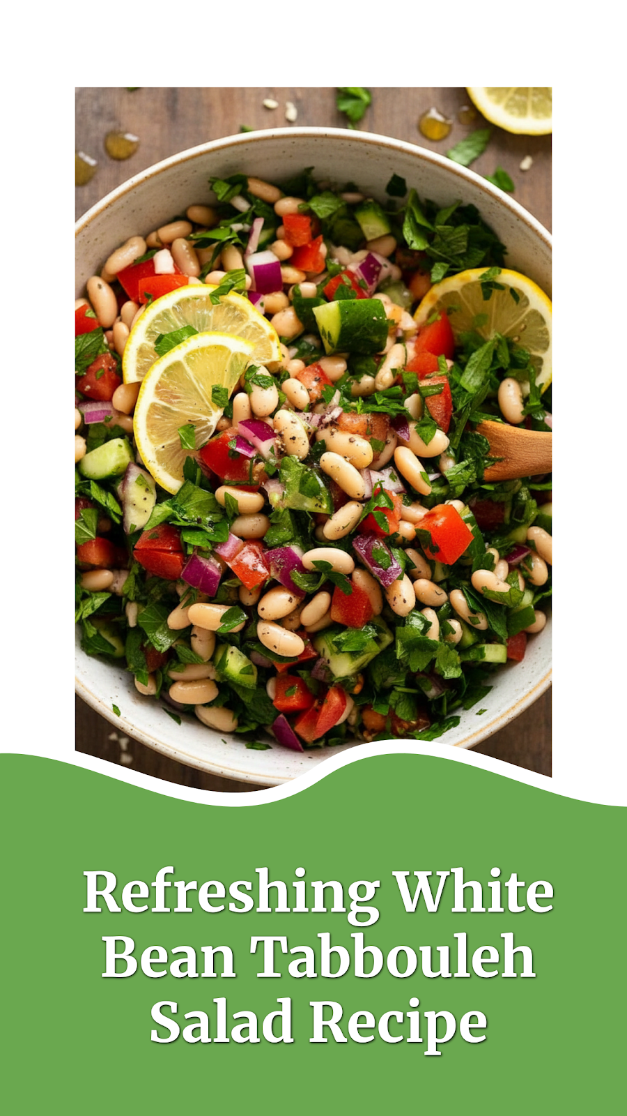 Refreshing White Bean Tabbouleh Salad Recipe