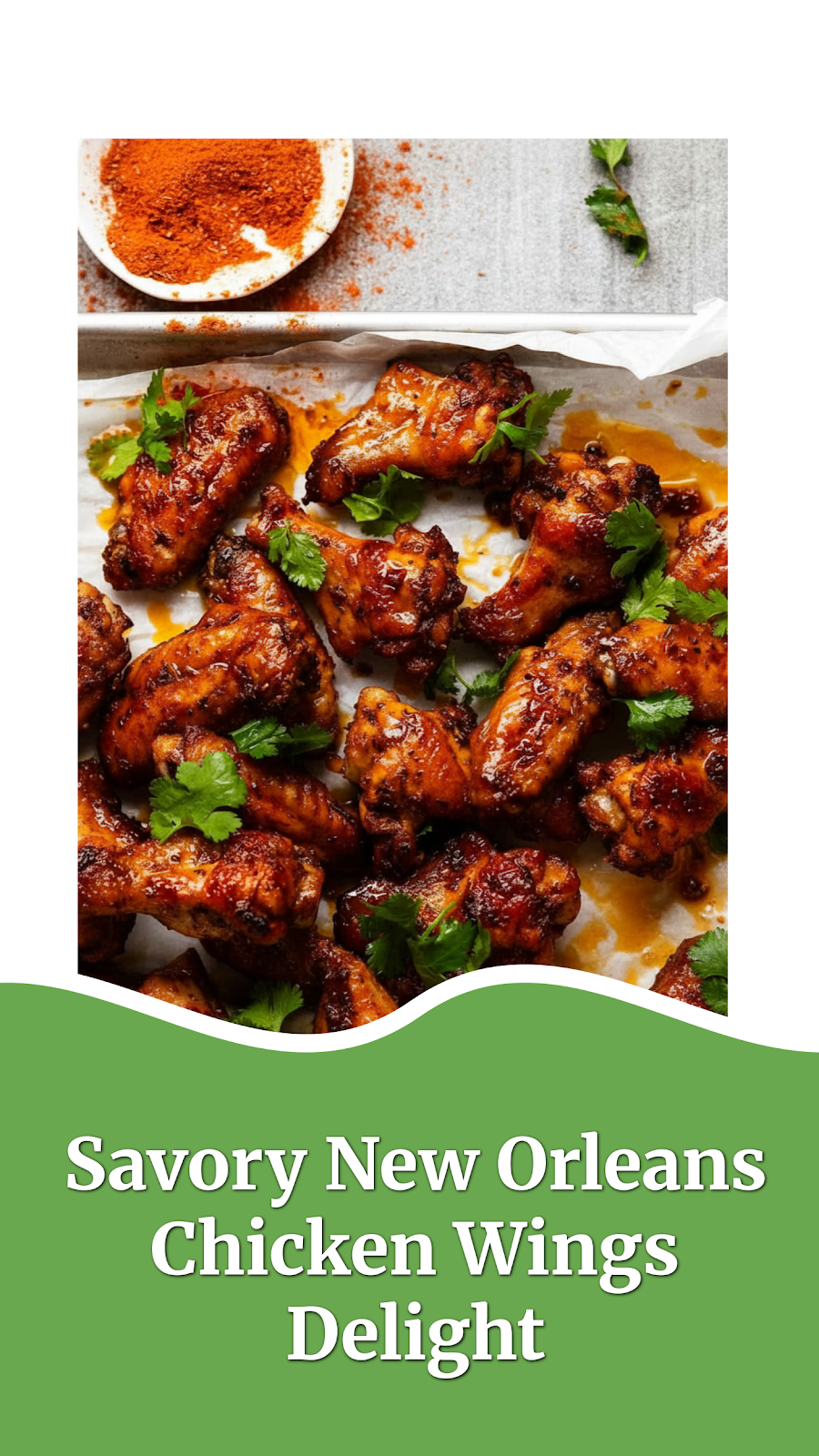 Savory New Orleans Chicken Wings Delight