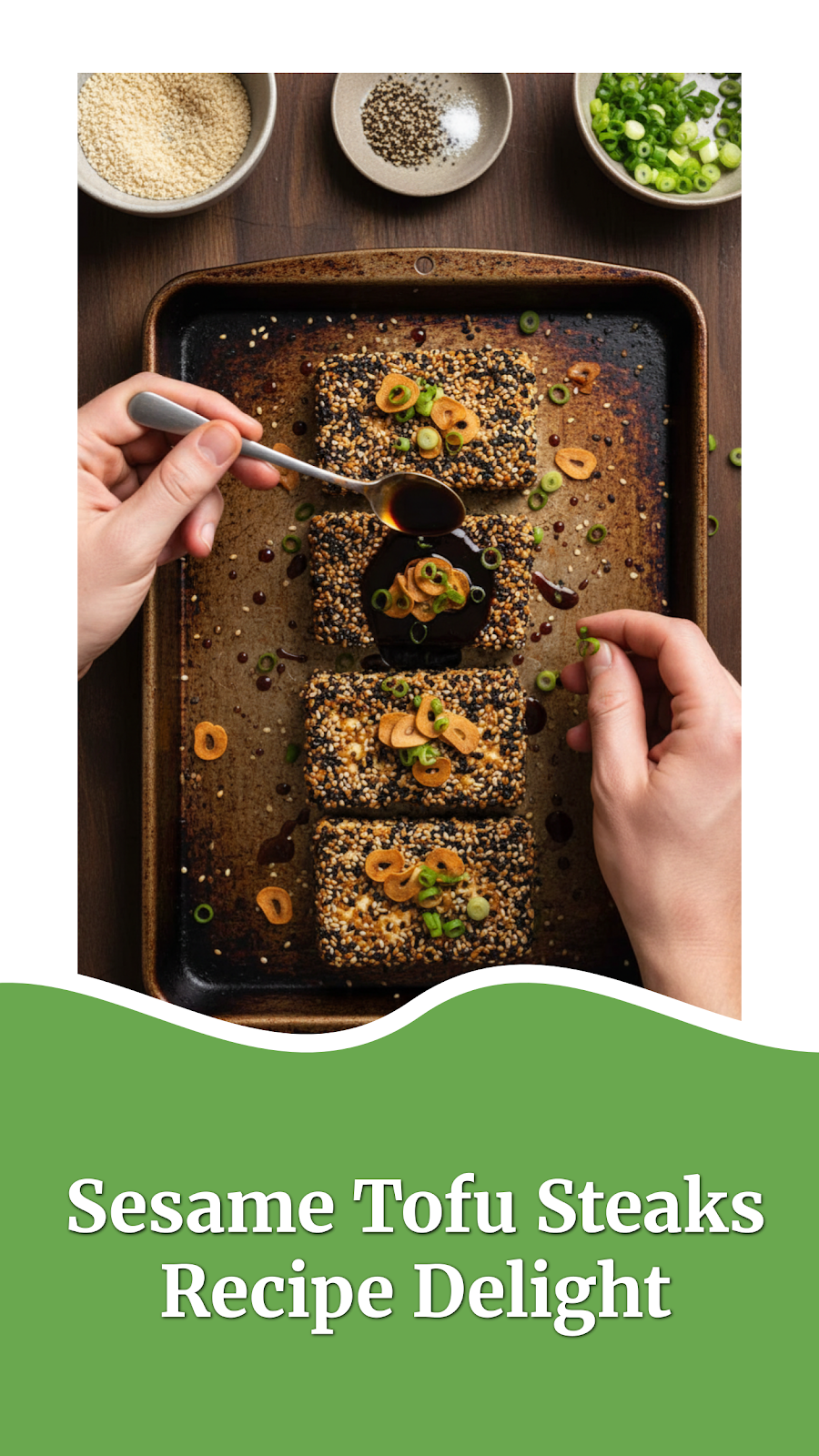 Sesame Tofu Steaks Recipe Delight