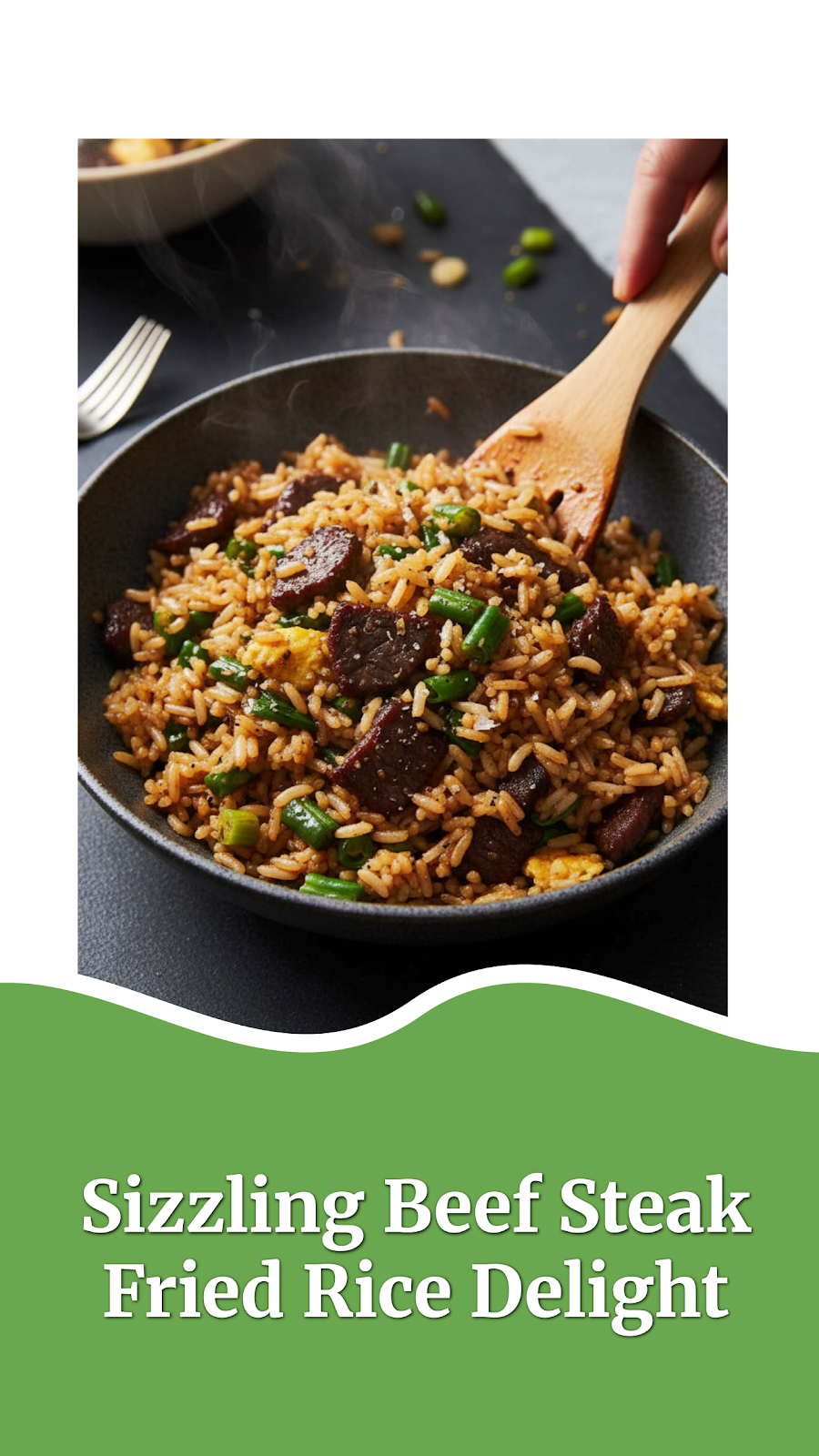Sizzling Beef Steak Fried Rice Delight