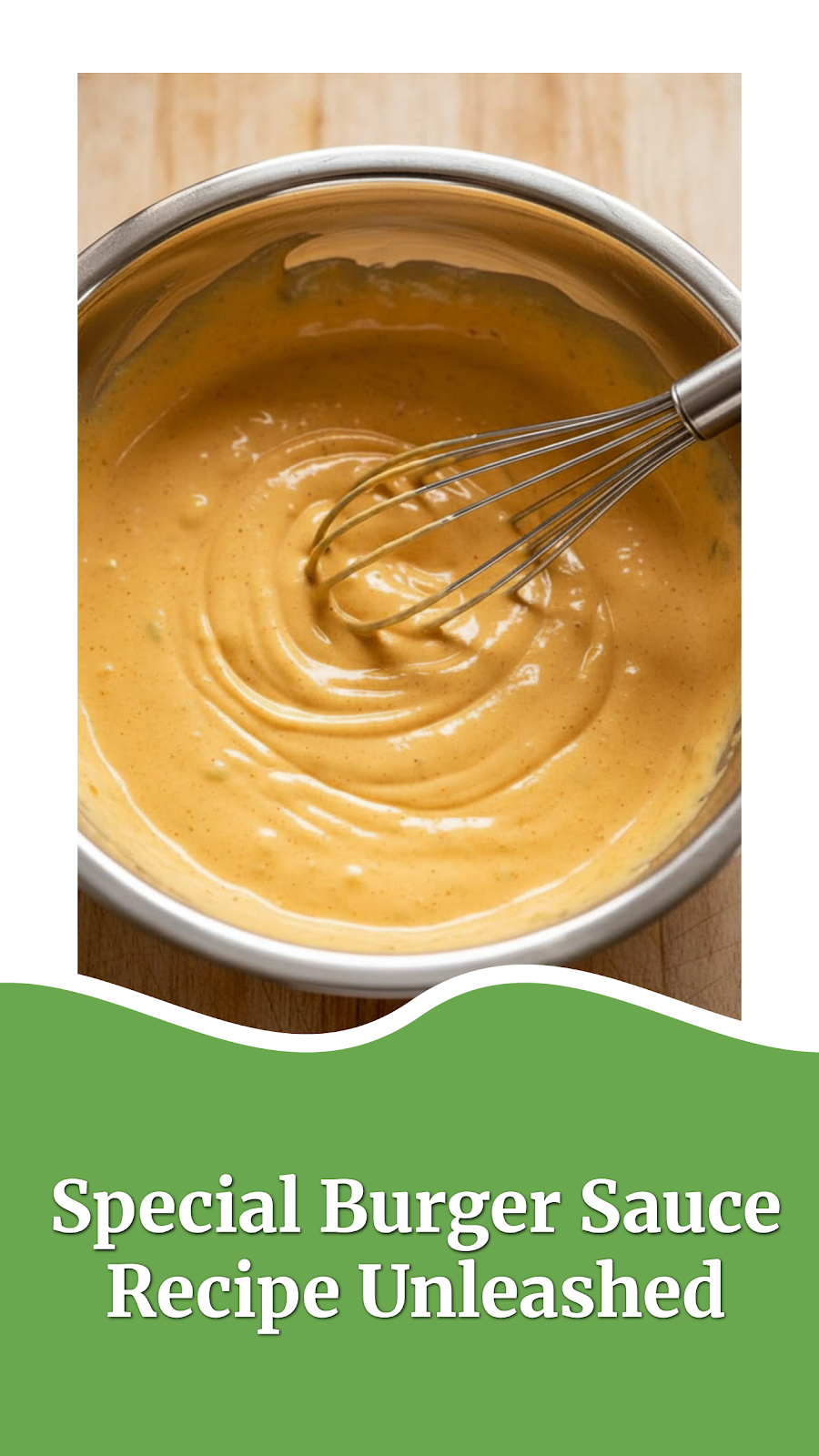 Special Burger Sauce Recipe Unleashed