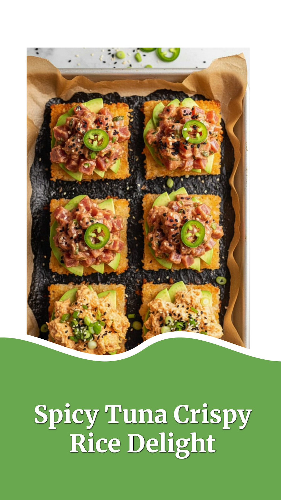 Spicy Tuna Crispy Rice Delight