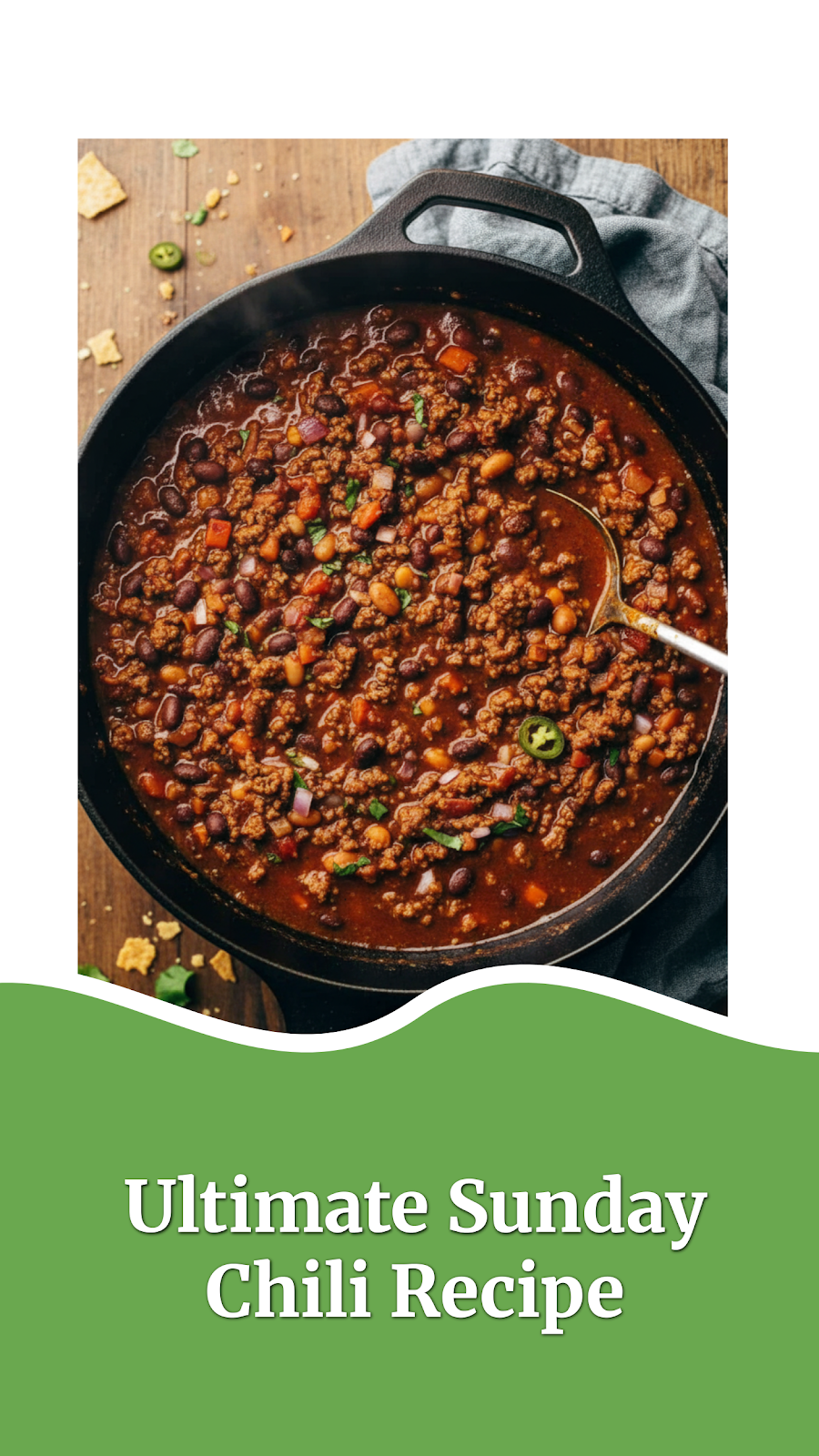 Ultimate Sunday Chili Recipe