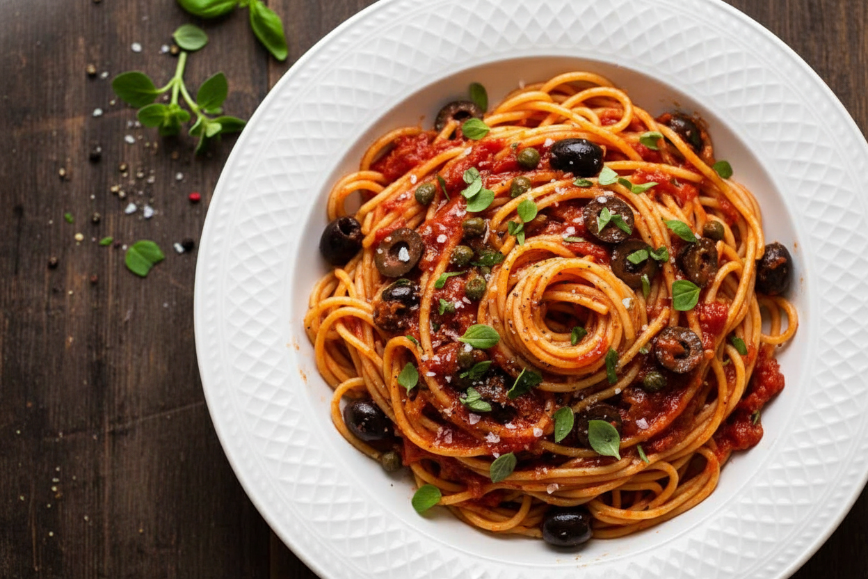 Authentic Spaghetti alla Puttanesca Recipe