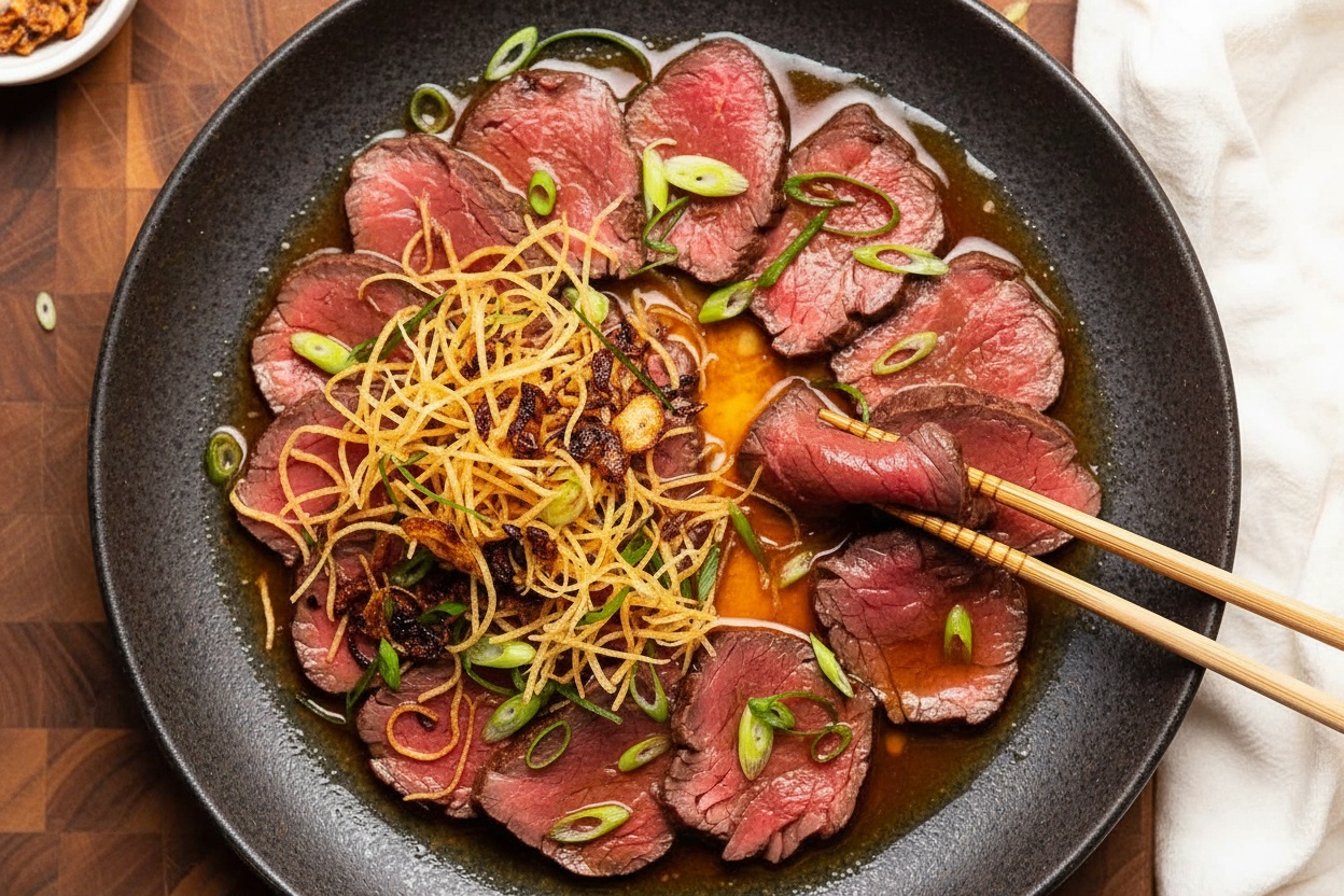 Beef Tataki: Tender Japanese Delicacy Unveiled