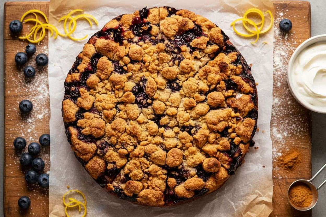 Blueberry Crumb Cake Delight