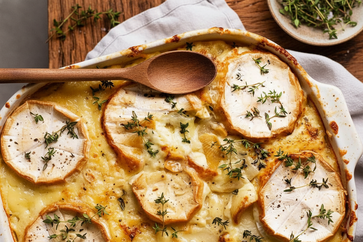 Brie Dauphinoise Potato Delight