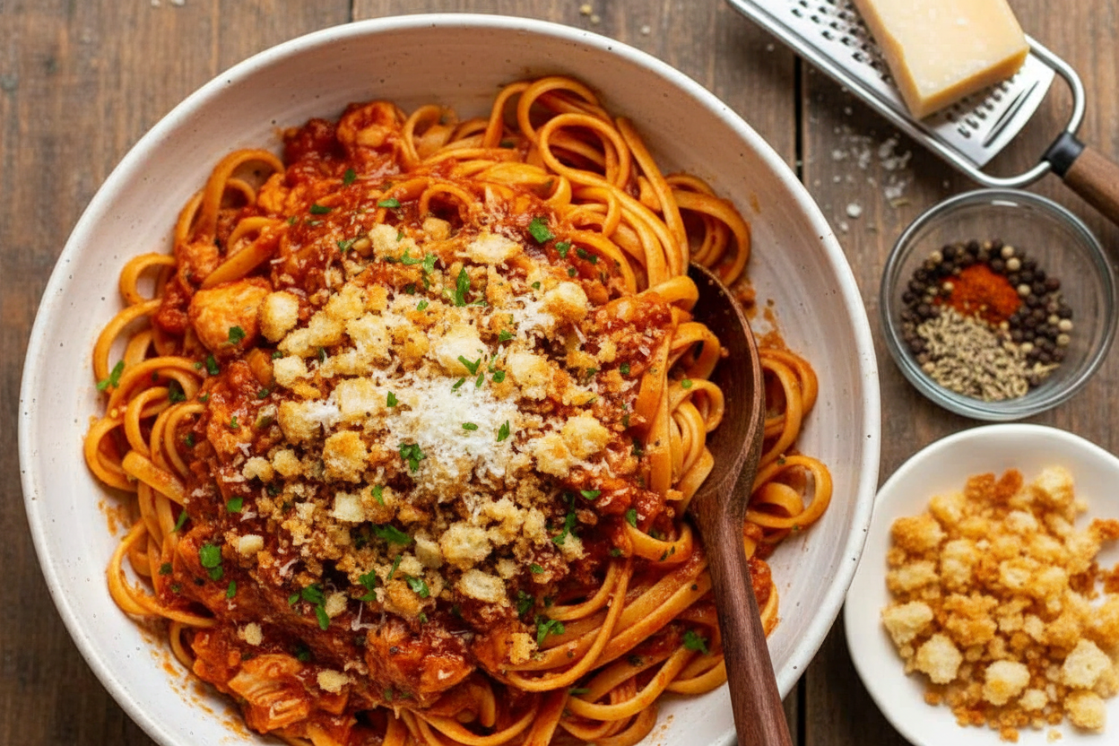 Calabrian Fish Ragu Pasta Delight