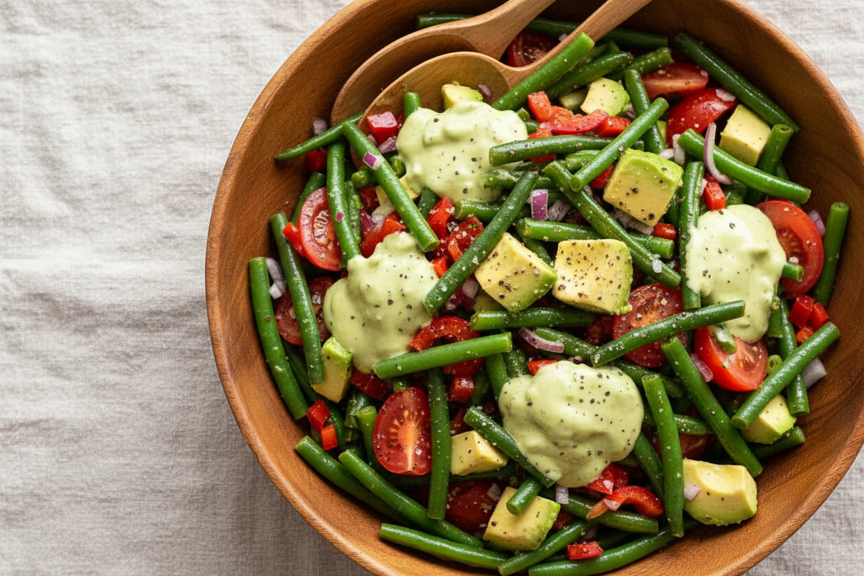 Chargrill Charlie's Avocado Green Bean Salad Recipe
