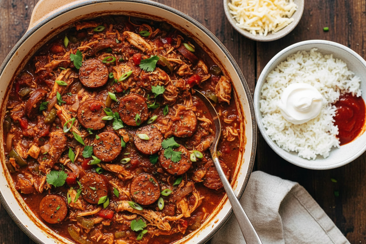 Creole Chicken and Sausage Instant Pot Recipe