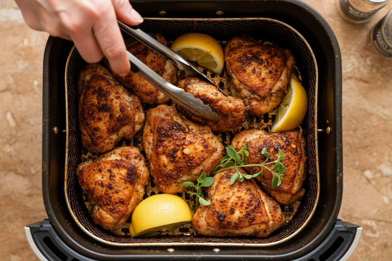 Crispy Air Fryer Chicken Thighs Recipe