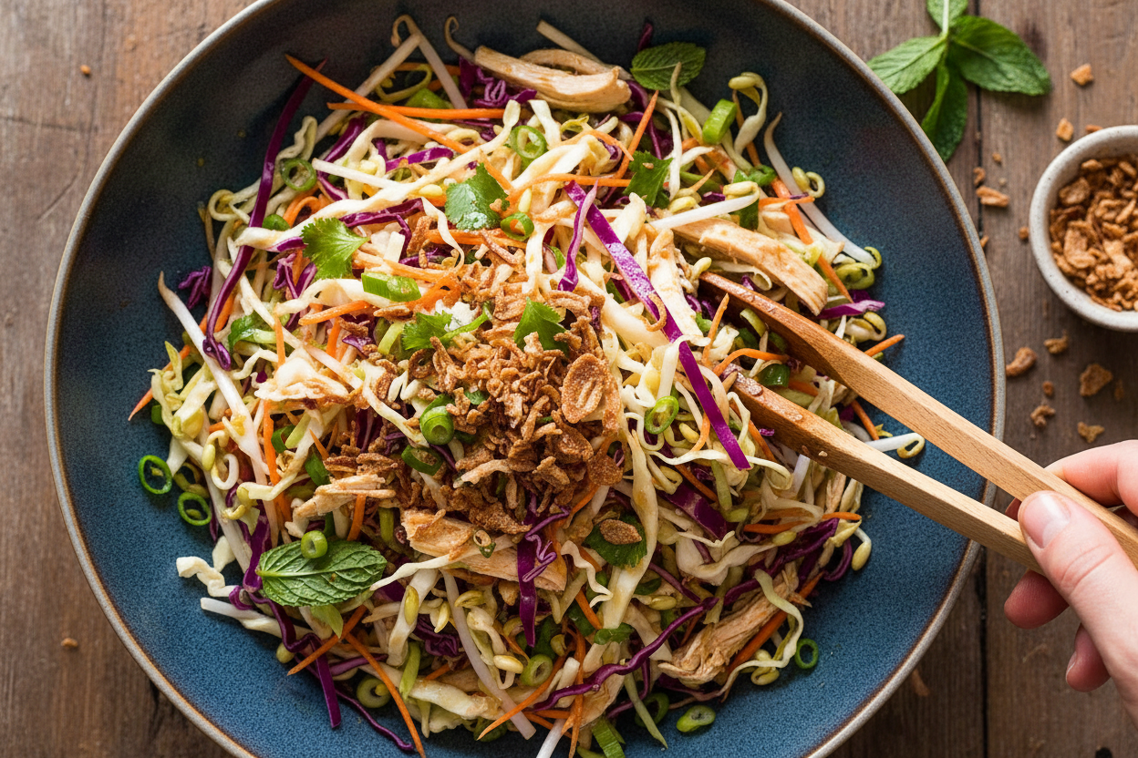 Crispy Asian Cabbage Salad Recipe Delight