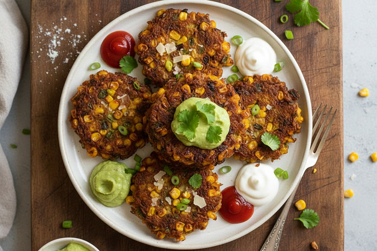 Crispy Corn Fritters Recipe Delight