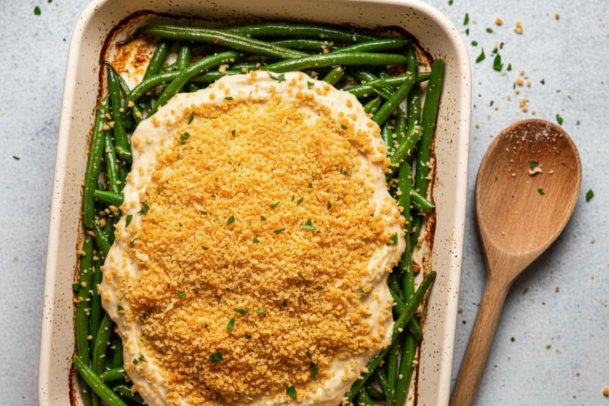 Crispy Panko Green Beans Delight