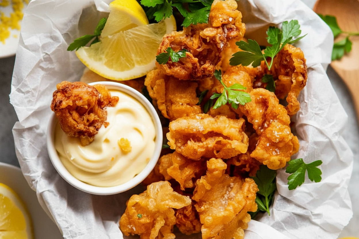 Crispy Salt and Pepper Squid Delights