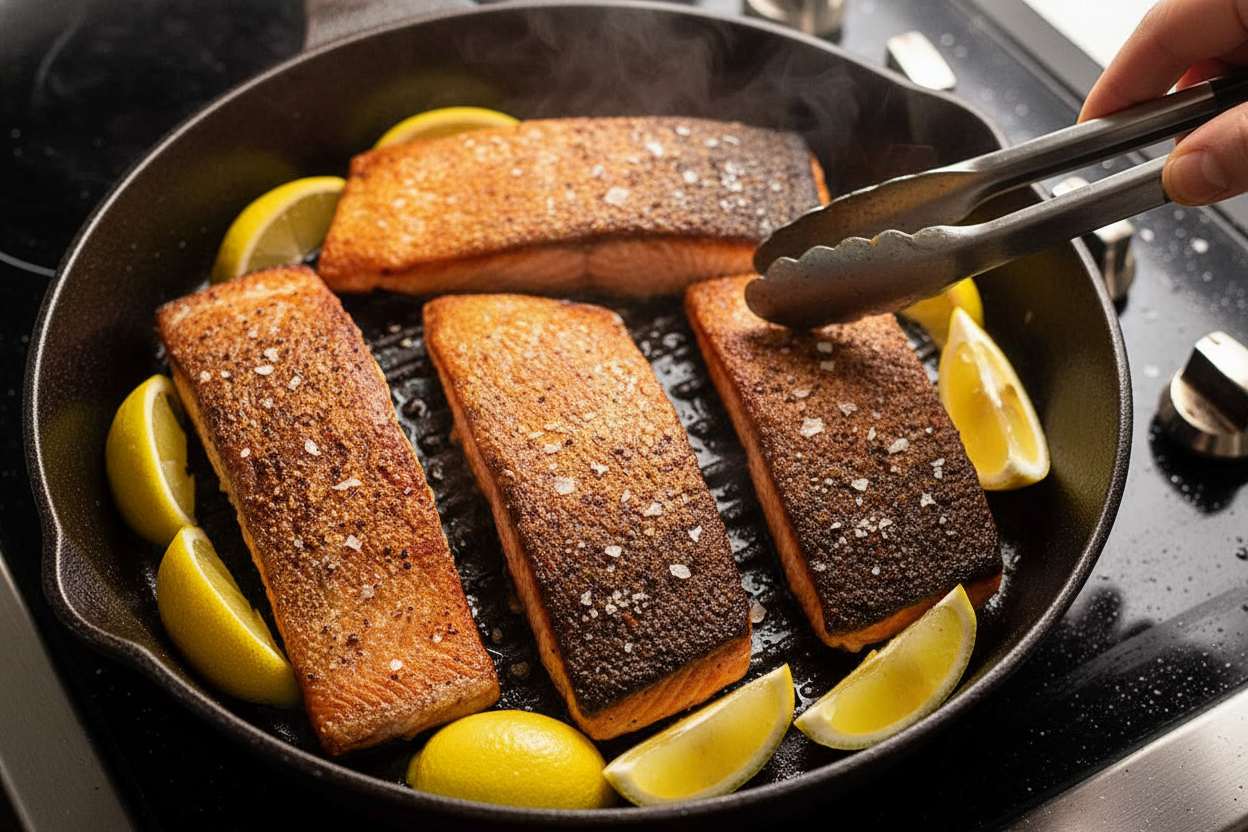 Crispy Skin Salmon Recipe Delight