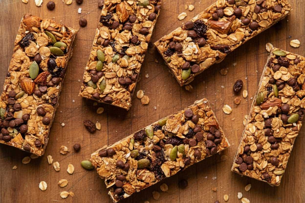 Crunchy Muesli Bars for Healthy Snacking