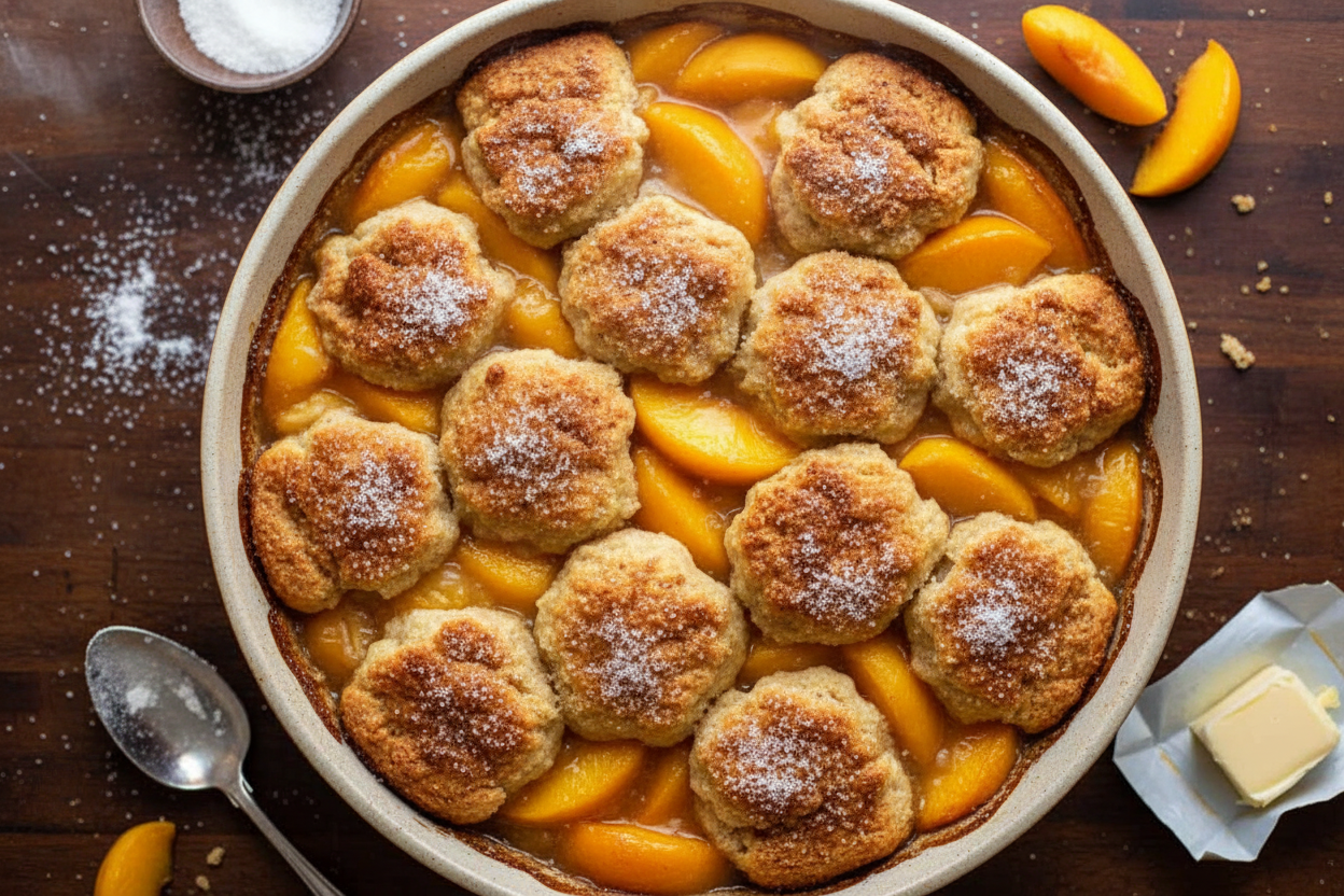 Delicious Homemade Peach Cobbler Recipe