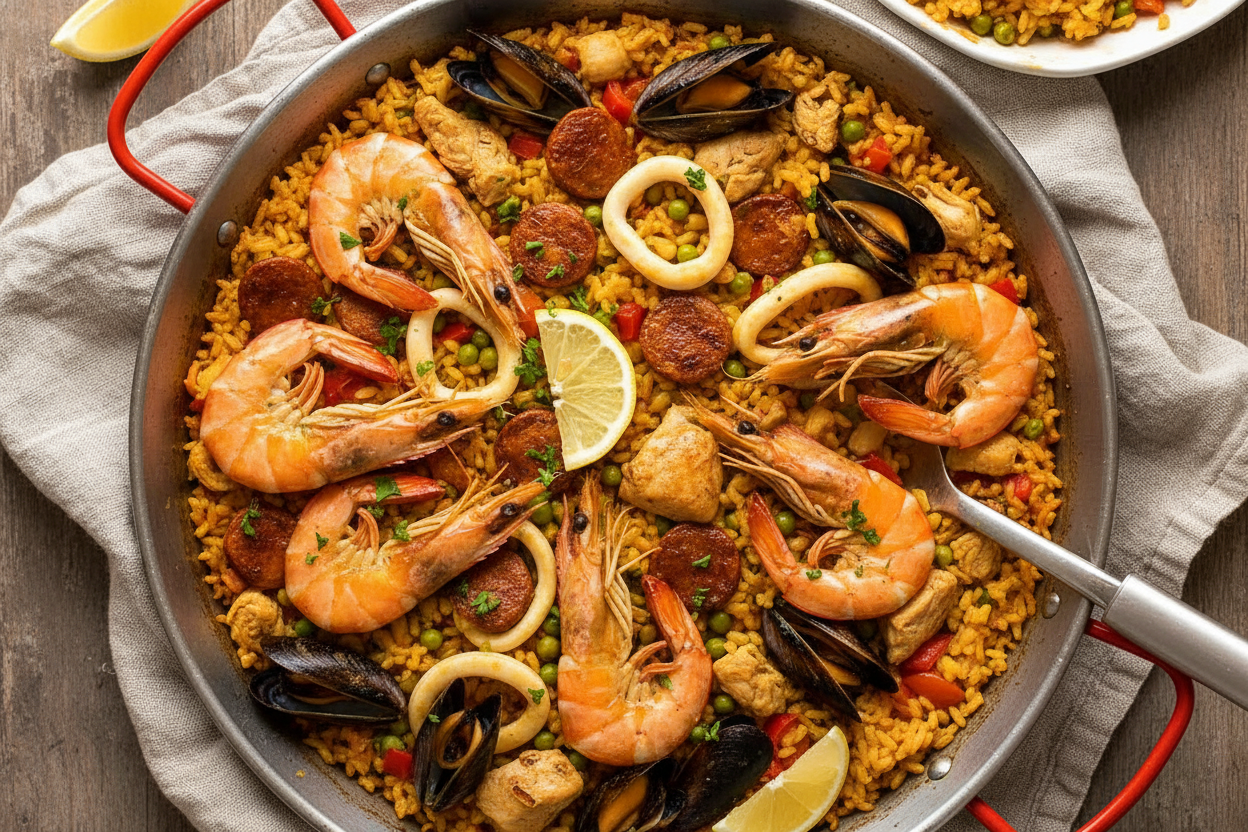 Delicious Spanish Paella Recipe Guide