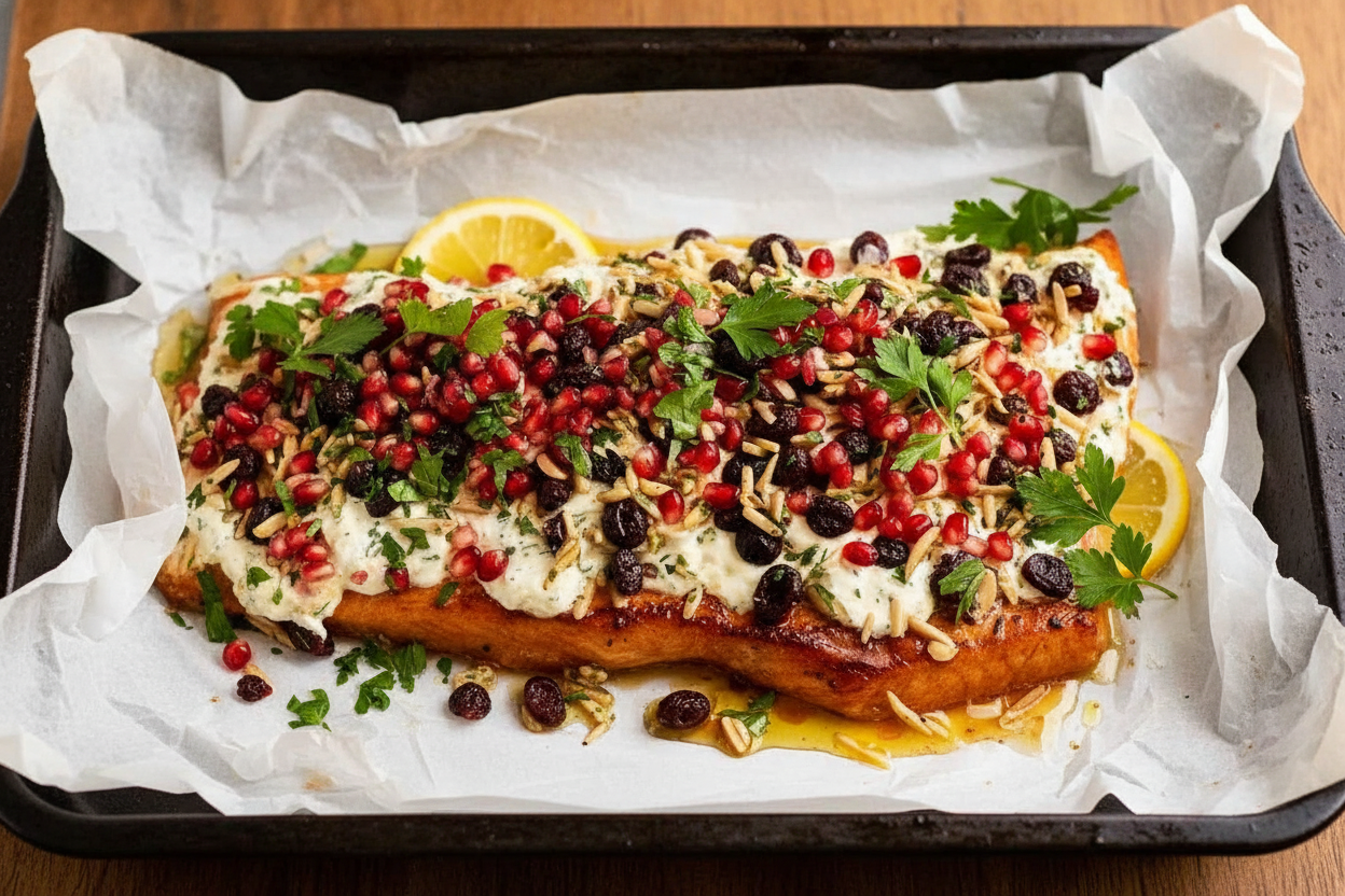 Easy Make-Ahead Christmas Baked Salmon Recipe