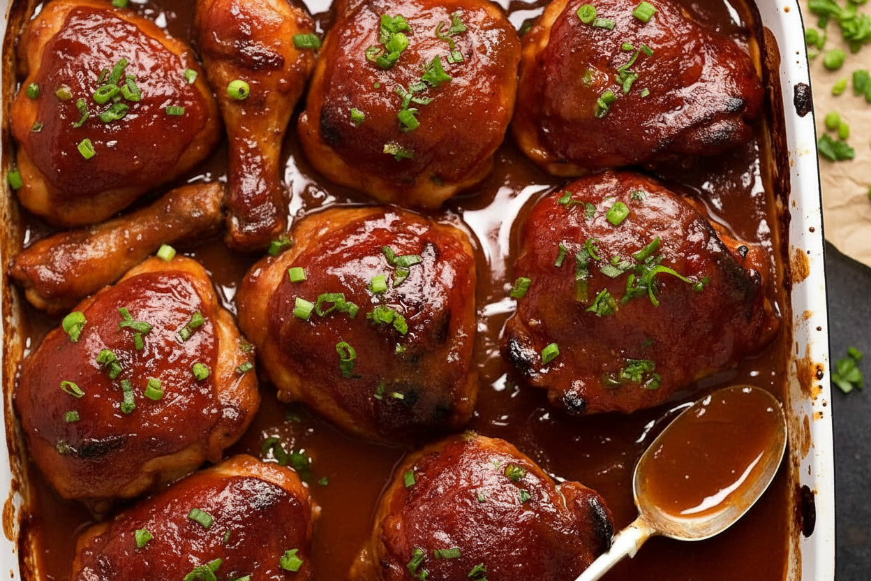 Easy Oven Baked BBQ Chicken Recipe