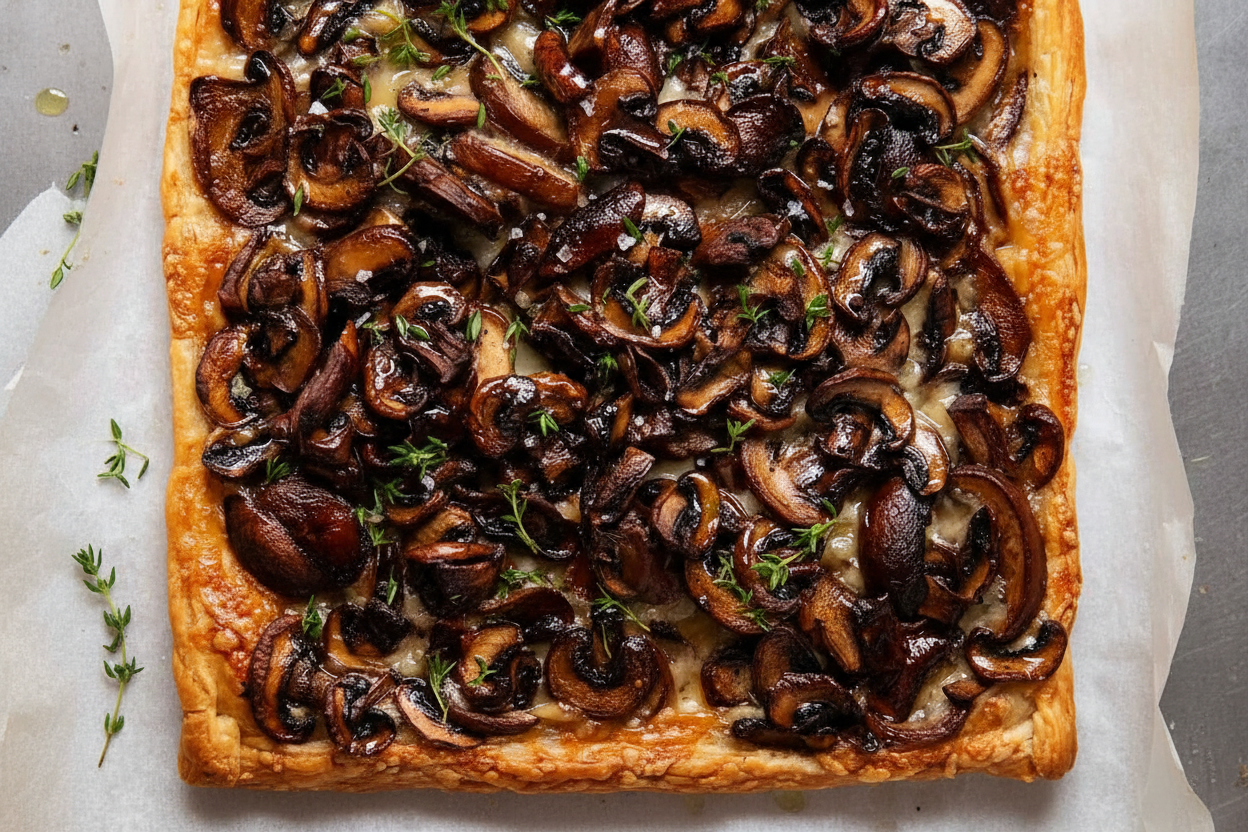 French Mushroom Tart Delight