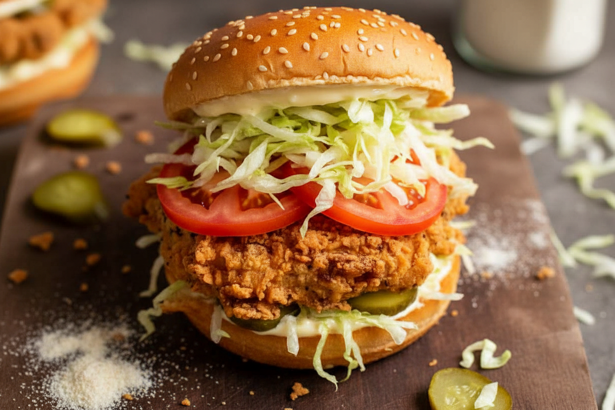 Henry's Crunchy Chicken Burger Delight