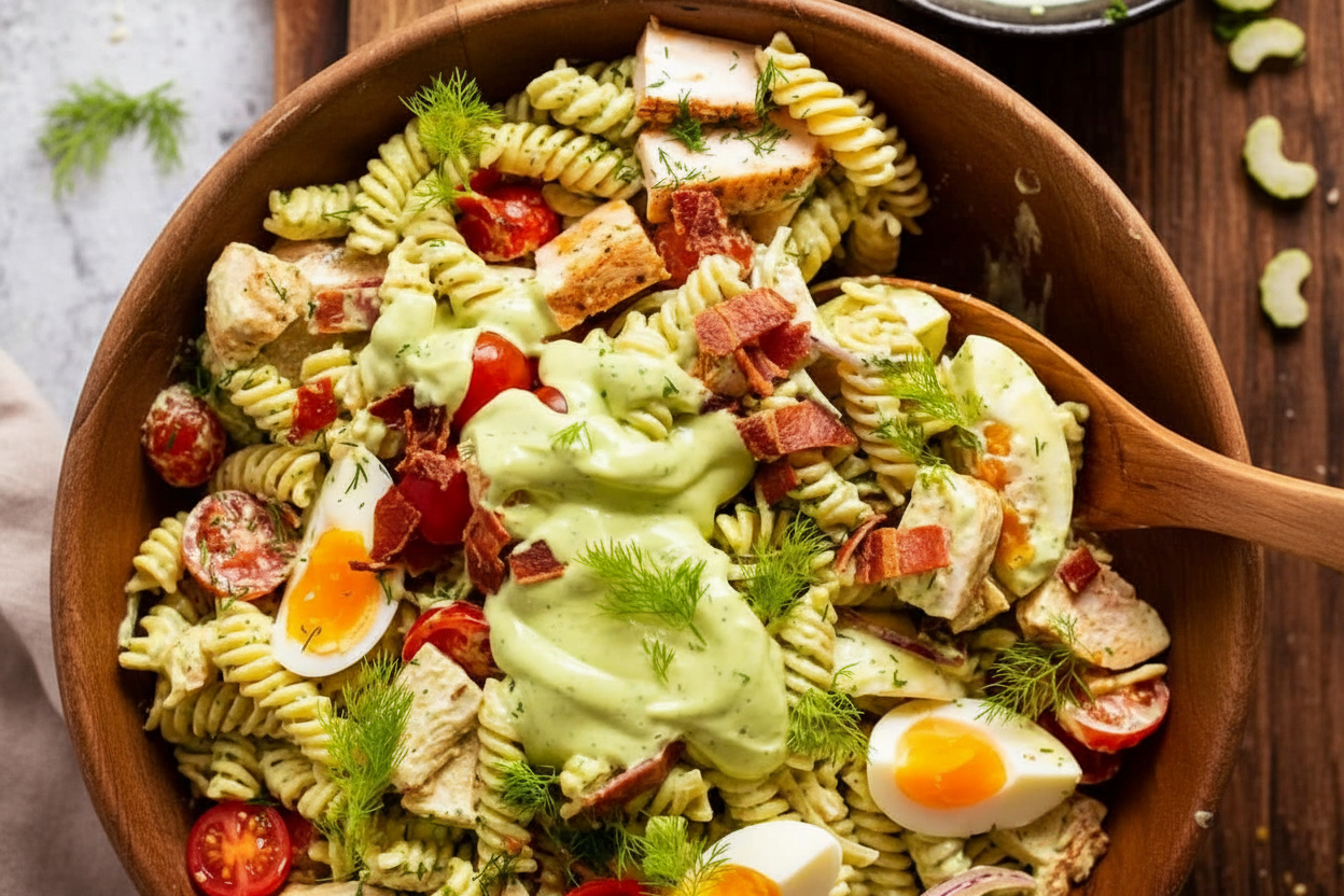 Incredible Avocado Pasta Salad Recipe