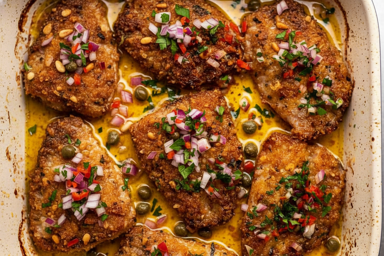 Italian Crusted Sardines Recipe Delight