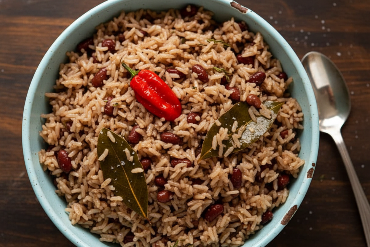 Jamaican Rice and Peas Recipe Delight