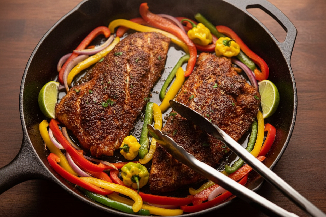 Jerk Fish Delights for Jamaican Week