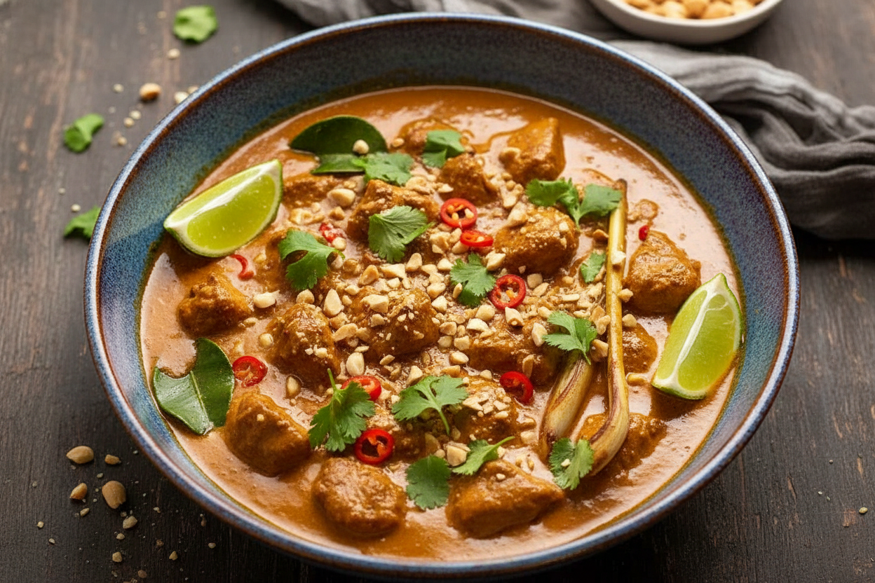 Malaysian Chicken Satay Curry Delight