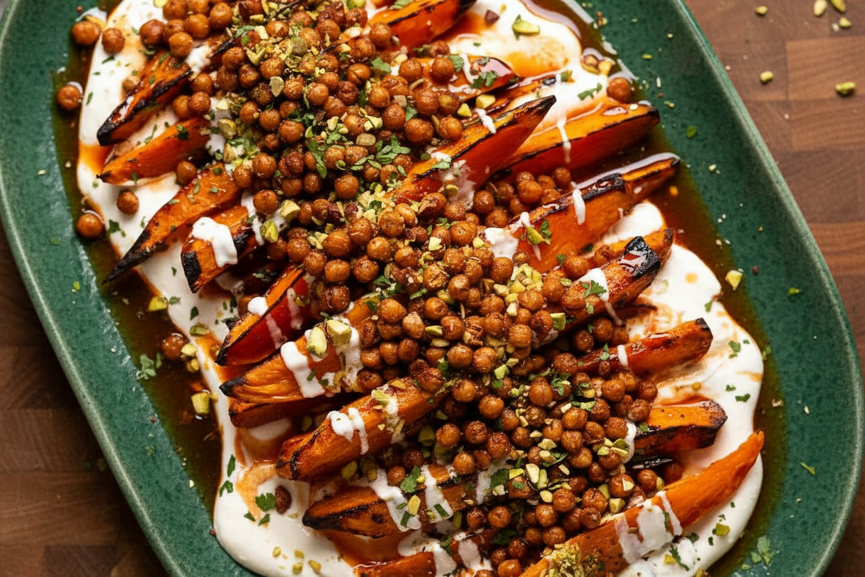 Maple Tahini Sweet Potato Salad Delight