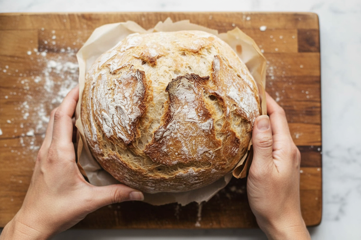 Miracle No Knead Bread Recipe