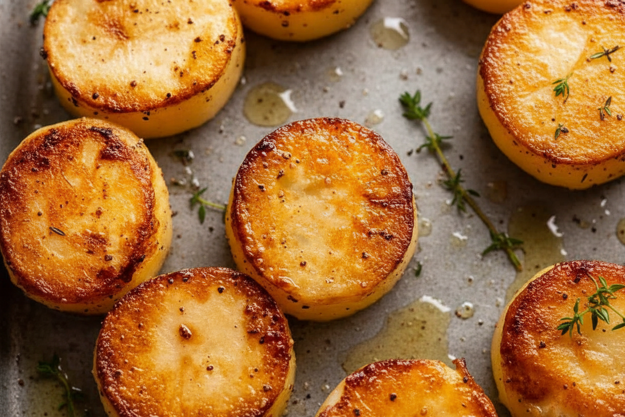 Perfectly Crispy Fondant Potatoes Recipe