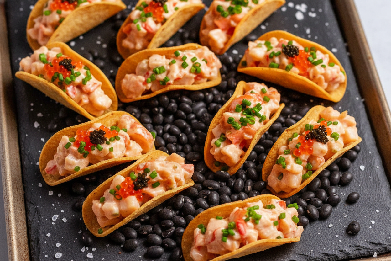 Prawn Cocktail Mini Tacos Delight