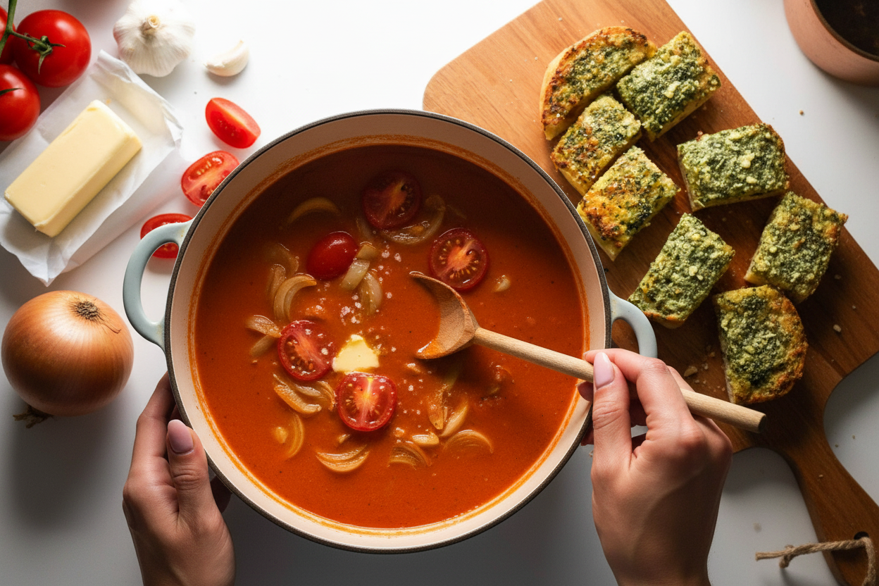 Quick 5-Ingredient Tomato Soup Recipe