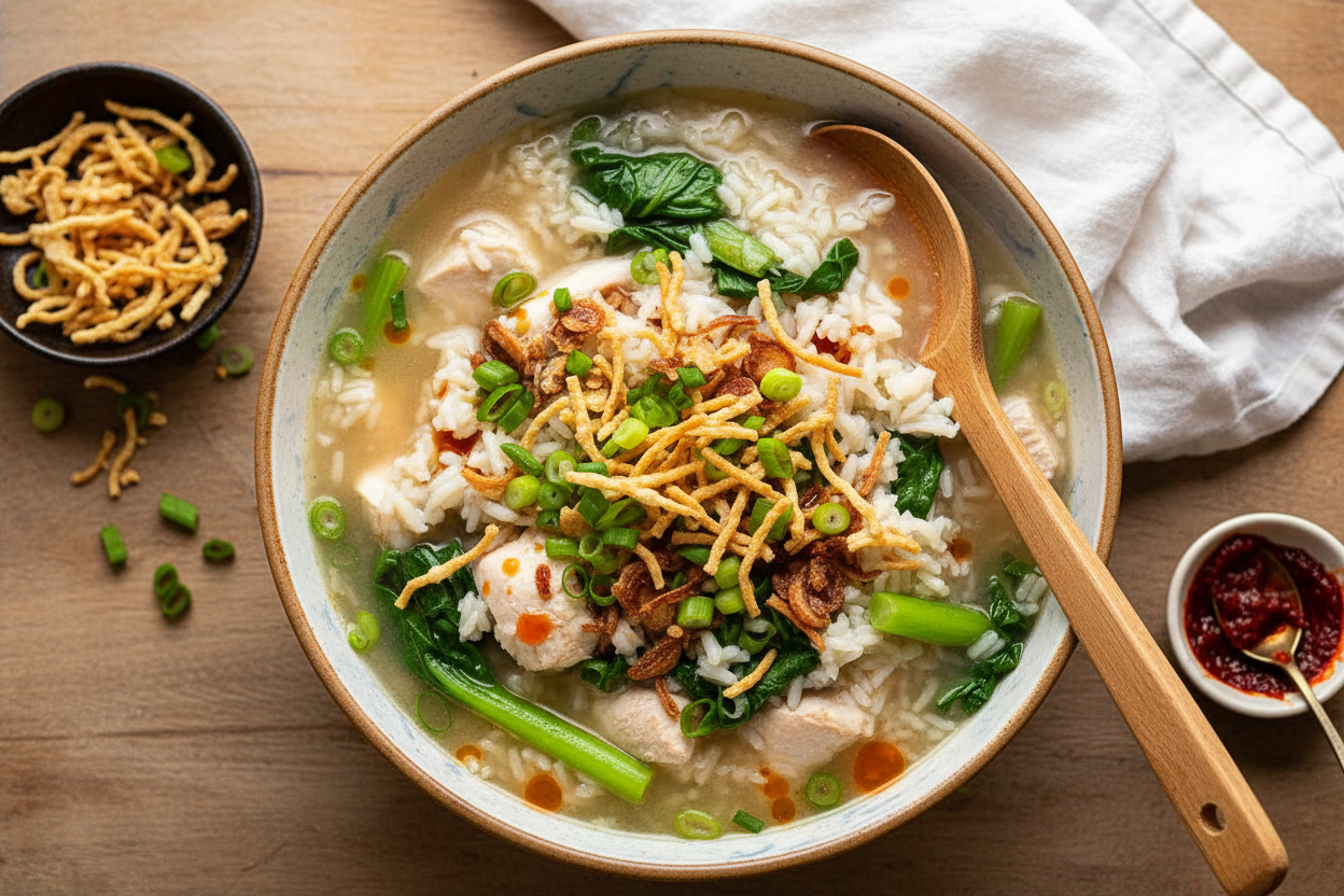 Quick and Easy Chinese Rice Soup Recipe