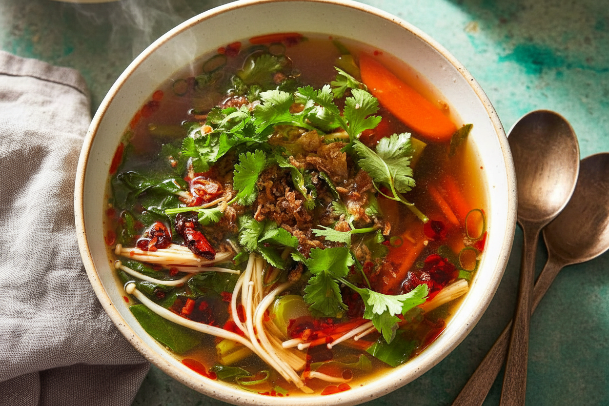 Quick and Easy Very Low Calorie Vegetable Soup